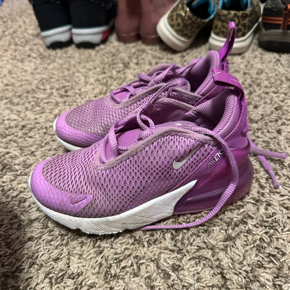 Nike Air Max 270 Kids Shoes - Purple